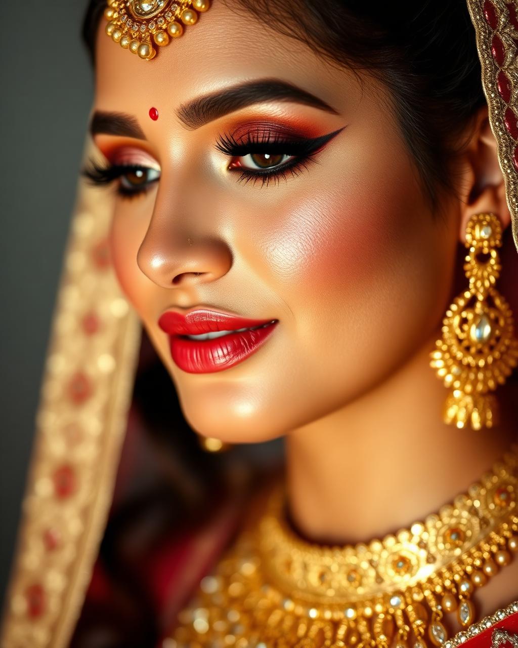 Bridal beauty portrait