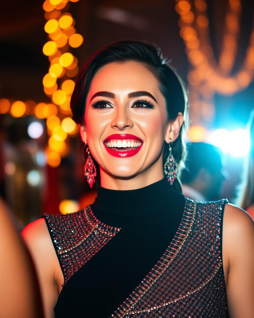 Glamorous evening event
